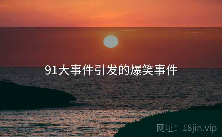 91大事件引发的爆笑事件