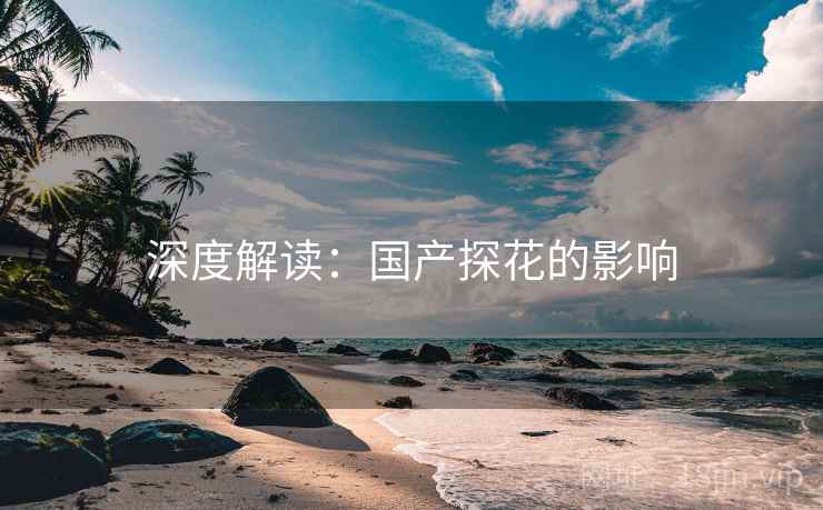 深度解读：国产探花的影响