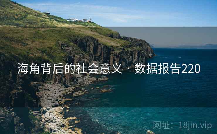海角背后的社会意义 · 数据报告220