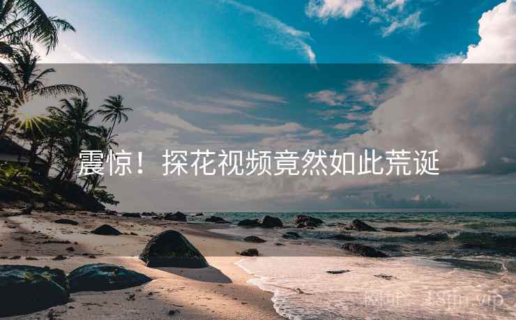 震惊！探花视频竟然如此荒诞