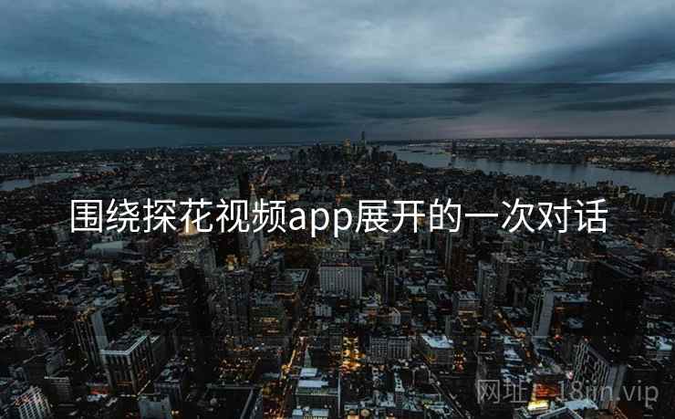 围绕探花视频app展开的一次对话